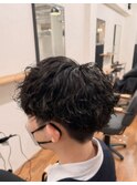 波巻きスパイラルパーマ