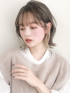 リヤン 表参道(lyann) ミルクティーブロンドナチュラルカール20代30代40代◎艶感