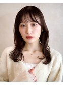 ワンホンレイヤー ラテグレージュ &nbsp;顔周りカット 触覚