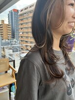 モーメント(moment)&nbsp;インナーカラーベージュケアブリーチ酸性トリートメント