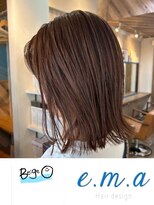 エマヘアデザイン(e.m.a Hair design)&nbsp;ベージュカラー