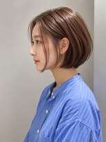 フラテロ(fratello)&nbsp;【fratello】鈴木/ショートボブ/丸みボブ/透明感/前下がりボブ