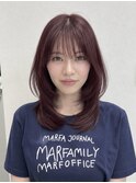 ミディアムレイヤー×ブリーチ無しダブルカラー