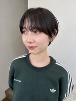 エムクランメイクス 原宿 表参道(m.clan MAKE'S)&nbsp;原宿/黒髪マッシュショート×センターパート/明治神宮前