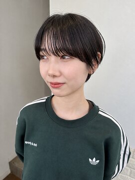 エムクランメイクス 原宿 表参道(m.clan MAKE'S) 原宿/黒髪マッシュショート×センターパート/明治神宮前