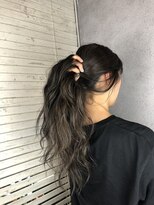 ヘアサロンM 新宿 ダークグレー×バレイヤージュ