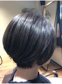 ナチュラルショート×髪質改善トリートメント