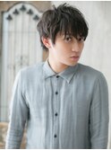 ラフ感で遊ぶ！サイドパート無造作ショートB(草加)(メンズ)