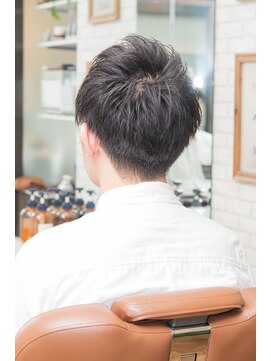 ヘアージャンティ(HAIR GENTIL) メンズ ベリーショート 【 アップバング × ビジカジ 】