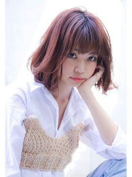 シエナ 渋谷(Siena) siena チェリーブラウン×ゆるふわミディ 渋谷