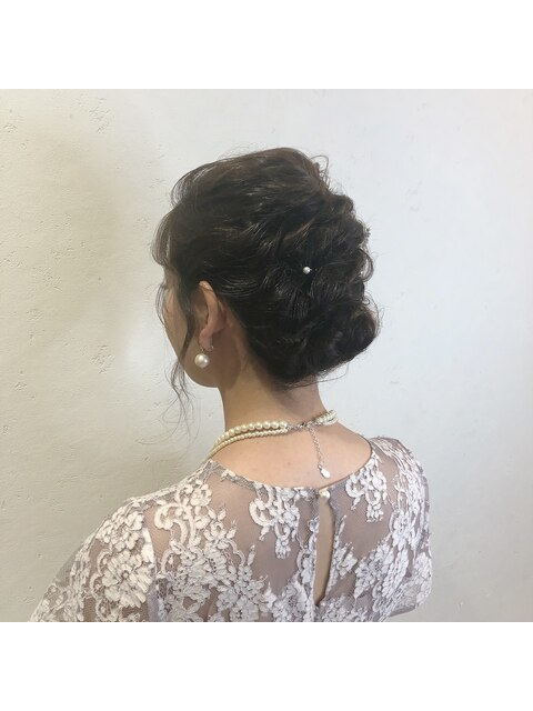 結婚式ヘアアレンジ/ドレスヘア/大人かわいい