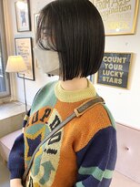 ニカ(NICA) 【NICA】流し前髪ミニボブボブショートボブショート ▽中山