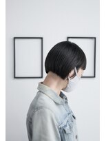 ノード(NODO)&nbsp;ラウンドフォルムの切りっぱなしボブ♪