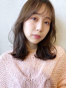 アイティーバイアルバム 下北沢店(IT by ALBUM) 顔まわりレイヤー_外ハネボブセクションカラー_28581