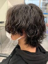 フィフスワン(fifth one)&nbsp;波巻きパーマツイストスパイラルパーマメンズマッシュパーマ