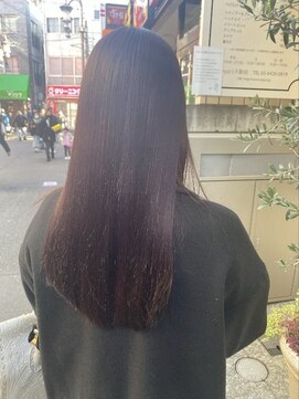 ヘアーアンドメイク エクリ 不動前店(Hair&Make equri) 春のピンクカラー
