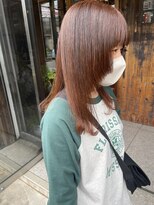 へアサロンアンドカフェガーデン(hair salon&cafe GARDEN)&nbsp;ブリーチなしカラー/オレンジカラー