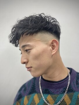 ヒロギンザ 川崎店(HIRO GINZA) スペインカール×スキンフェード
