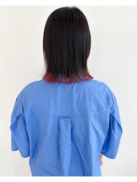 ヨハ ク 毛先カラー