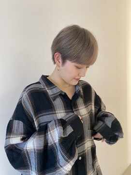 ロールアップスリーブス(ROLL UP SLEEVES) ショートヘア/グレージュ