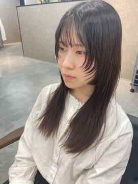 シアン(cyan.) 顔周りレイヤー/姫カット