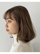 ルシードスタイル アウラ 松戸市五香(LUCIDO STYLE Aura)&nbsp;ミディアムスタイル【松戸・五香・白髪染め・カラー・髪質改善】