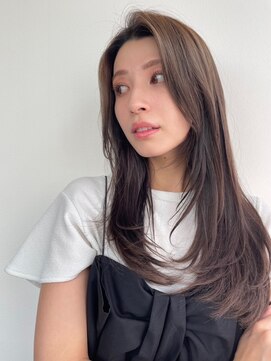 ケーツー エソラ池袋店(K-two) 顔周りレイヤーで華やかロング*レイヤーロング*センターパート