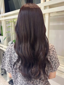 ディーエックス スリー(Dxxxx III) こっくりネビージュヘアカラー　髪質改善　韓国巻き　TOMOKI