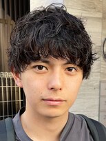 シャドウパーマ　シャドウマッシュ　マッシュパーマ