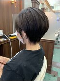 宮崎/ショートボブ/ハイライト/メンズパーマ