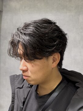 曲がる縮毛矯正専門店 バイ レイズ 名駅(曲がる縮毛矯正専門店 by RAYS) フェザーパーマセンターパート襟足ありK