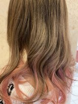 アミリアバイザザ(amiliea by ZA/ZA)&nbsp;大人インナーカラー赤