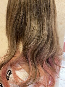 アミリアバイザザ(amiliea by ZA/ZA) 大人インナーカラー赤