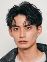 エリマ 横浜西口(elima) 横浜西口フェザーパーマフェザーショートセンターパート20代緩め