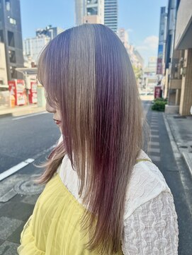 ブリックバイブレイス 千葉 千葉中央(brick by brace) レイヤーカット×ストライプカラー
