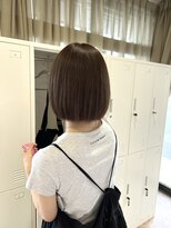 オーダイム(ou' dime)&nbsp;ダブルカラーケアブリーチ透明感ブラウンボブ