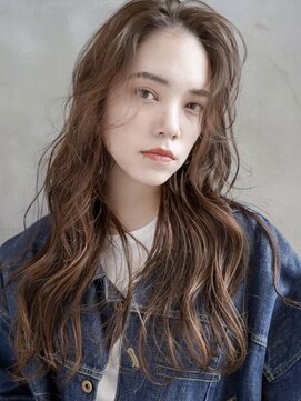 ギークス(GEEKS) 【GEEKS渋谷】ロングレイヤー/マロンベージュ/20代30代/冬カラー