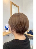 抜け感◎丸みショート