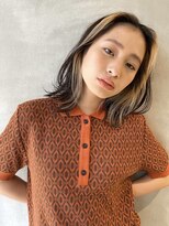 シーカ(siika)&nbsp;こなれミディなフェイスフレーミング/インナーカラー