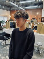 チャプター 問屋町(chapter) 海外癖毛風パーマテーパーフェードスパイラルパーマケアパーマ