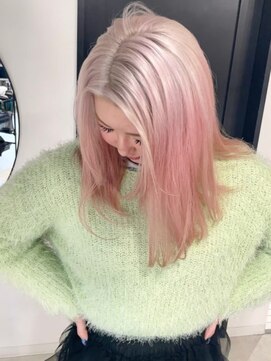 フリーク(FLEEK) ペールピンクグラデーション