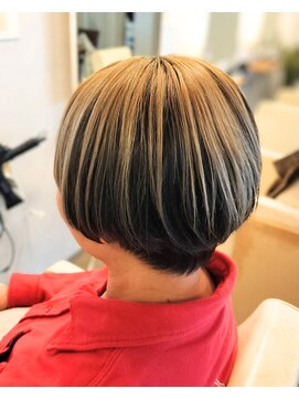 カウチ ヘアー ドレッシング(COUCH Hair Ｄressing) マッシュボブ×アンブレラカラー