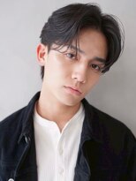 ニコ トウキョウ 渋谷(nico TOKYO) メンズセンターパートウルフセンターパートニュアンスパーマ襟足