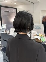 エイチツーオーアヴェダ 渋谷ヒカリエShinQs店 クロードモネH2Oアヴェダ くびれショートボブ/渋谷/渋谷駅