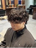縦落ちウルフパーマ／津田沼/メンズパーマ/メンズ/メンズカット