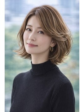 ジャムヘアー プール(JAM hair POOL) ペタンコ髪を解消！ふんわりひし形レイヤーボブ