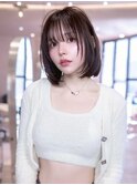 顔周りレイヤー/レイヤーボブ/髪質改善