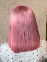 サラジュ 仁川店(SARAJU) 【Wカラー特化】森山担当 ブリーチあり×ピーチピンク
