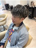 メッシュ×シャドーパーマ