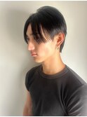 センター分け